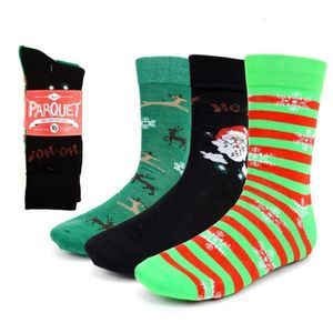 3 Pack Men's Crew Socks -Holiday - NWT